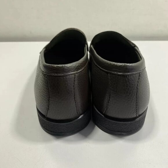 NEW INKERMAN Mens Art Adventure Loafers Size 8 Comfort Round Toe Slip-On Pebbled - Picture 6 of 9